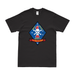 1st Recon Bn Emblem USMC T-Shirt Tactically Acquired Black Distressed Small