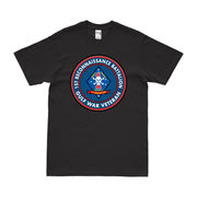 1st Recon Bn Gulf War Veteran T-Shirt Tactically Acquired Black Clean Small