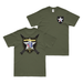 Double-Sided 1st SBCT 2d ID "Ghost Brigade" Emblem T-Shirt Tactically Acquired Military Green Small 
