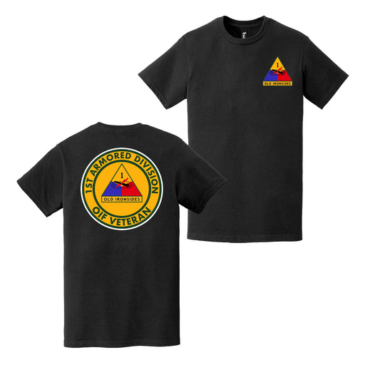 Double-Sided 1st Armored Division OIF Veteran T-Shirt Tactically Acquired   