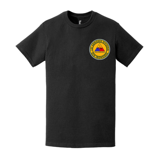1st Armored Division 'Old Ironsides' Left Chest T-Shirt Tactically Acquired   