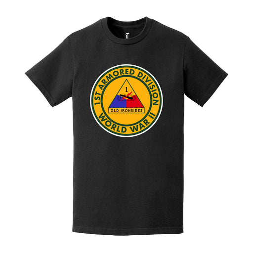 1st Armored Division WW2 Veteran Emblem T-Shirt Tactically Acquired   