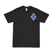 1st Combat Engineer Battalion (1st CEB) Left Chest Logo USMC T-Shirt Tactically Acquired Small Black 