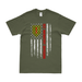 1st Infantry Division American Flag T-Shirt Tactically Acquired Small Military Green 