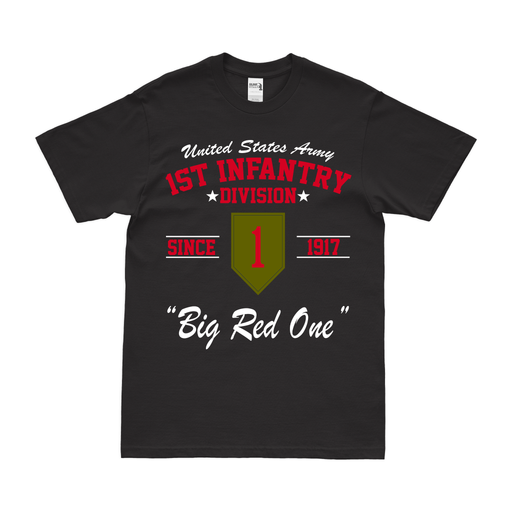 1st Infantry Division 'The Big Red One' Since 1917 Legacy T-Shirt Tactically Acquired Small Black 