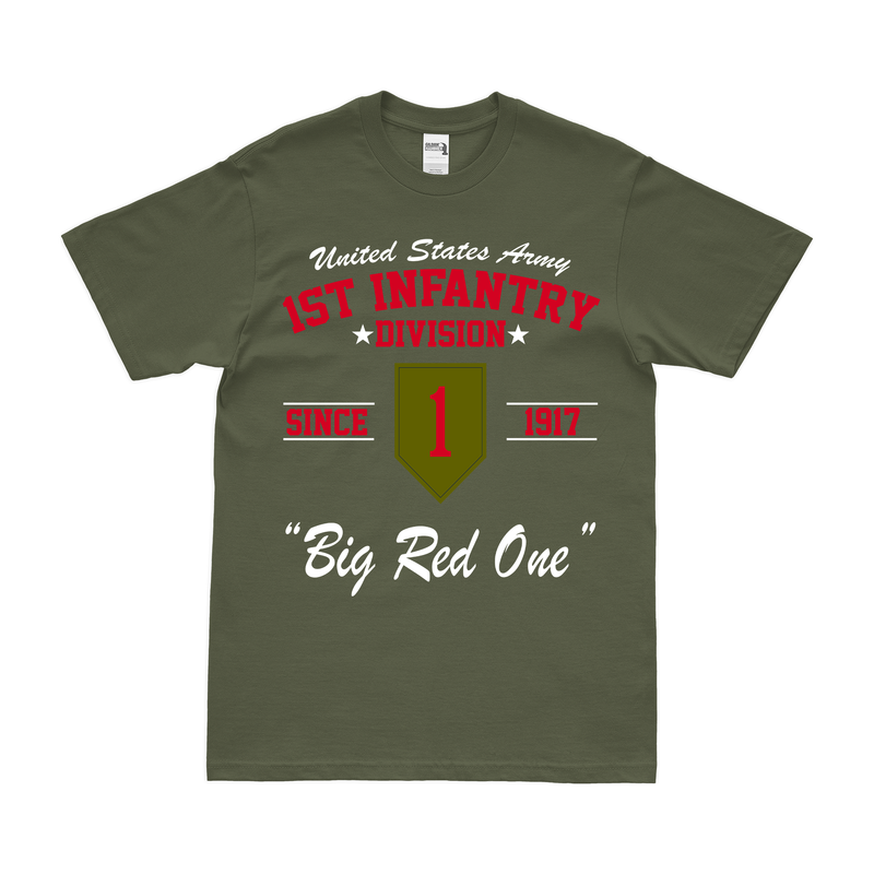 1st Infantry Division 'The Big Red One' Since 1917 Legacy T-Shirt