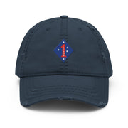 1st Marine Division "Inchon" Korean War Emblem Embroidered Dad Hat Tactically Acquired Navy  