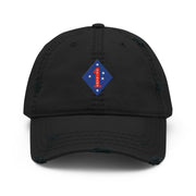 1st Marine Division "Okinawa" WWII Emblem Embroidered Dad Hat Tactically Acquired Black  