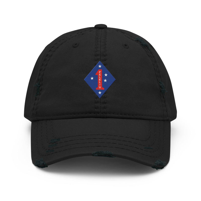 1st Marine Division "Peleliu" WWII Emblem Embroidered Dad Hat