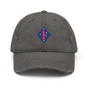 1st Marine Division "Peleliu" WWII Emblem Embroidered Dad Hat Tactically Acquired Charcoal Grey  