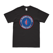 1st Marine Regiment World War II T-Shirt Tactically Acquired Small Distressed Black