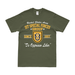 1st Special Forces Group (1st SFG) Since 1957 T-Shirt Tactically Acquired Military Green Small 