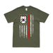 2nd Bn 1st Marines (2/1 Marines) American Flag T-Shirt Tactically Acquired   
