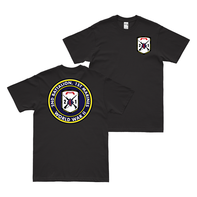 Double-Sided 2/1 Marines World War II T-Shirt