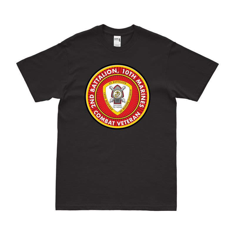 2nd Bn 10th Marines (2/10 Marines) Combat Veteran T-Shirt