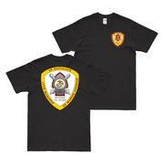 Double-Sided 2-10 Marines 10th Marine Regiment T-Shirt Tactically Acquired Black Small 