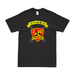 2nd Bn 12th Marines (2/12 Marines) Unit Logo T-Shirt Tactically Acquired Black Distressed Small