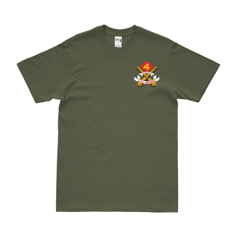 2/14 Marines Logo Left Chest Emblem T-Shirt