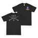Double-Sided 2-187 Infantry Crossed Rifles T-Shirt Tactically Acquired Black Small 