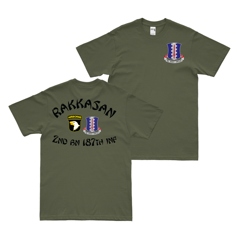 Double-Sided 2-187 Infantry Regiment PT T-Shirt