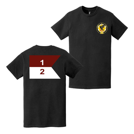 Double-Sided 2-1 CAV Cavalry Guidon T-Shirt Tactically Acquired   