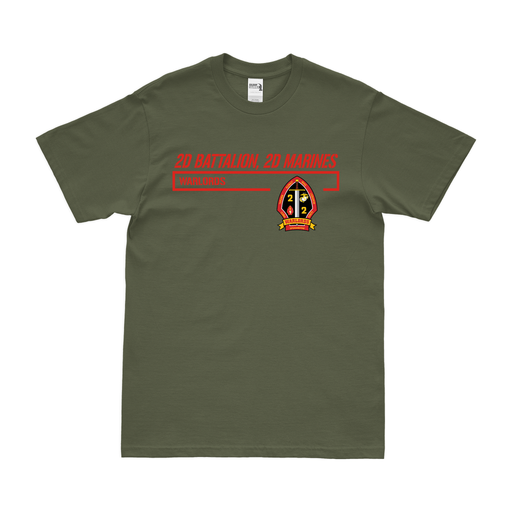 2nd Battalion 2nd Marines (2/2 Marines) T-Shirt Tactically Acquired   