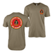 Double-Sided 2/2 Marines OIF Veteran T-Shirt Tactically Acquired Coyote Brown Small 