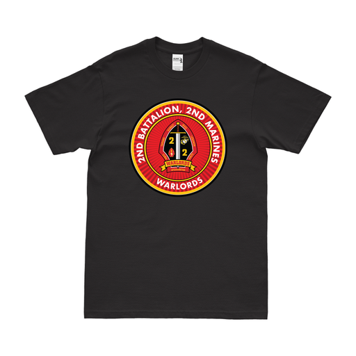 2nd Bn 2nd Marines (2/2 Marines) Warlords Motto T-Shirt Tactically Acquired   