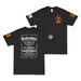 Double-Sided 2/2 Marines "Warlords" Whiskey Label T-Shirt Tactically Acquired Black Small 