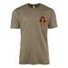 2/2 Marines Logo Left Chest Emblem T-Shirt Tactically Acquired Coyote Brown Small 