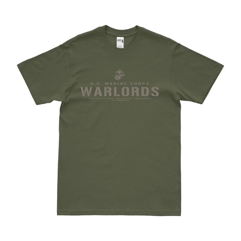 2nd Battalion 2nd Marines (2/2 Marines) "Warlords" T-Shirt