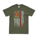 2-23 Marines American Flag T-Shirt Tactically Acquired Military Green Small 