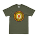 2-23 Marines Combat Veteran T-Shirt Tactically Acquired Military Green Distressed Small