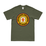2-23 Marines OIF Veteran T-Shirt Tactically Acquired Military Green Clean Small