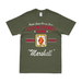 2-23 Marines Since 1942 Unit Legacy T-Shirt Tactically Acquired Military Green Distressed Small