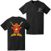 Double-Sided 2/23 Marines Unit Logo EGA T-Shirt Tactically Acquired Small Black 