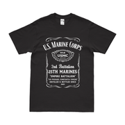 2nd Battalion 25th Marines (2/25 Marines) Whiskey Label T-Shirt Tactically Acquired   