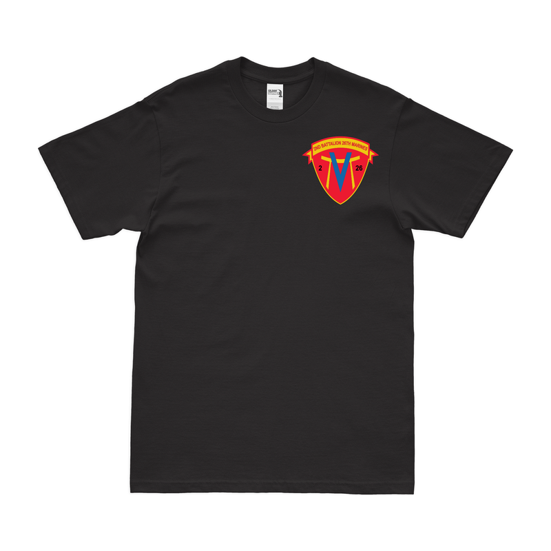 2nd Battalion, 26th Marines (2/26) Left Chest Logo T-Shirt