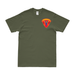 2nd Battalion, 26th Marines (2/26) Left Chest Logo T-Shirt Tactically Acquired Small Military Green 