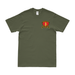 2/3 Marines Logo Left Chest Emblem T-Shirt Tactically Acquired Military Green Small 