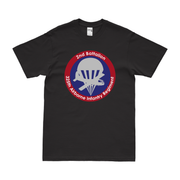 2-325 Airborne Infantry Regiment Logo T-Shirt Tactically Acquired Black Clean Small