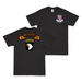 Double-Sided 2-327 Infantry 'No Slack' 101st Airborne SSI T-Shirt Tactically Acquired Black Small 