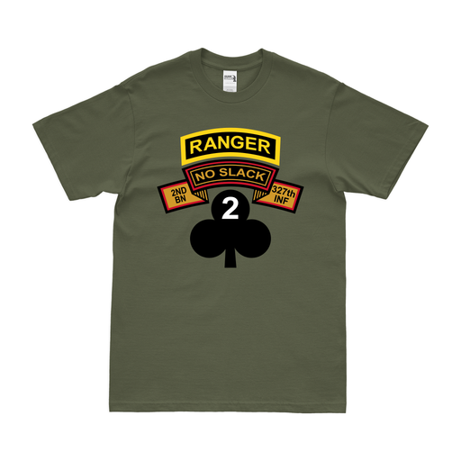 2-327 IR "No Slack" Shamrock Ranger Tab T-Shirt Tactically Acquired   