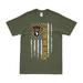 2-327 Infantry 'No Slack' American Flag T-Shirt Tactically Acquired Military Green Small 