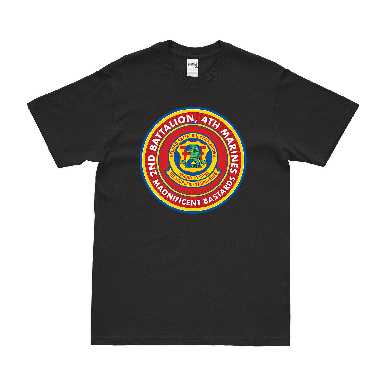 2nd Bn 4th Marines (2/4 Marines) Motto T-Shirt Tactically Acquired   