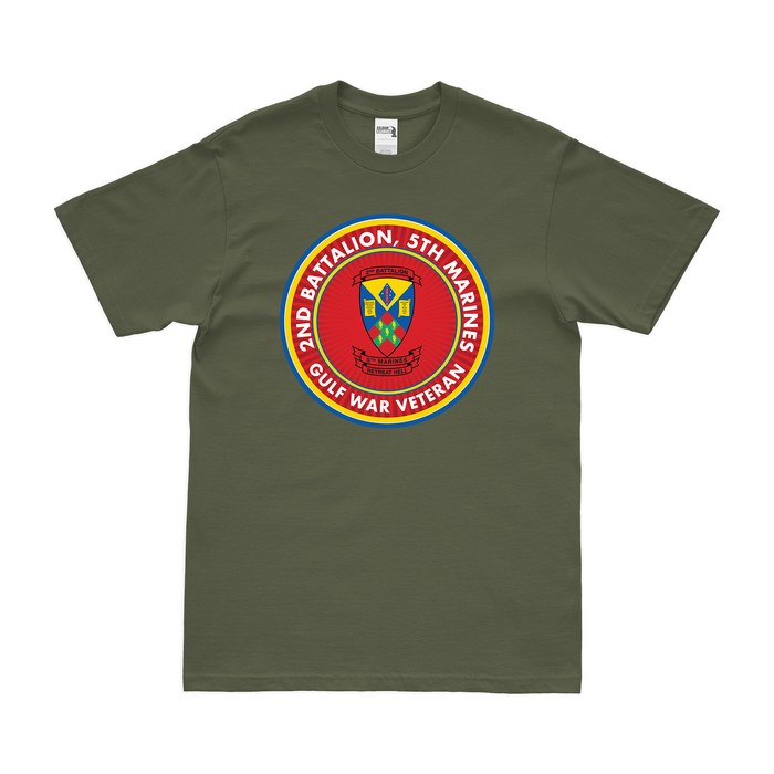 2nd Bn 5th Marines (2/5 Marines) Gulf War Veteran T-Shirt Tactically Acquired   