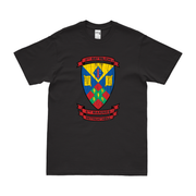 2nd Bn 5th Marines (2/5 Marines) T-Shirt Tactically Acquired Black Distressed Small