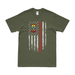 2nd Battalion, 5th Marines American Flag T-Shirt Tactically Acquired Military Green Small 