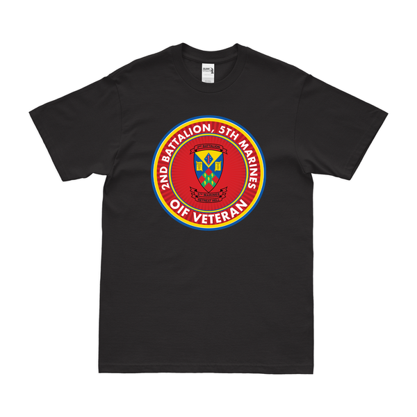 2nd Bn 5th Marines (2/5 Marines) OIF Veteran T-Shirt