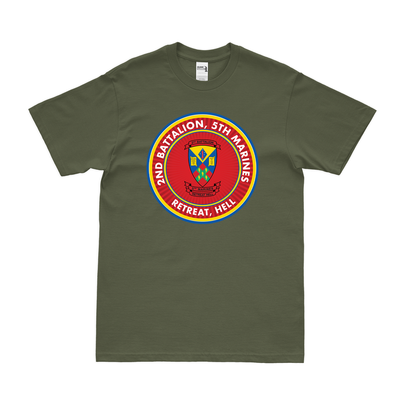 2nd Bn 5th Marines (2/5 Marines) Retreat Hell T-Shirt